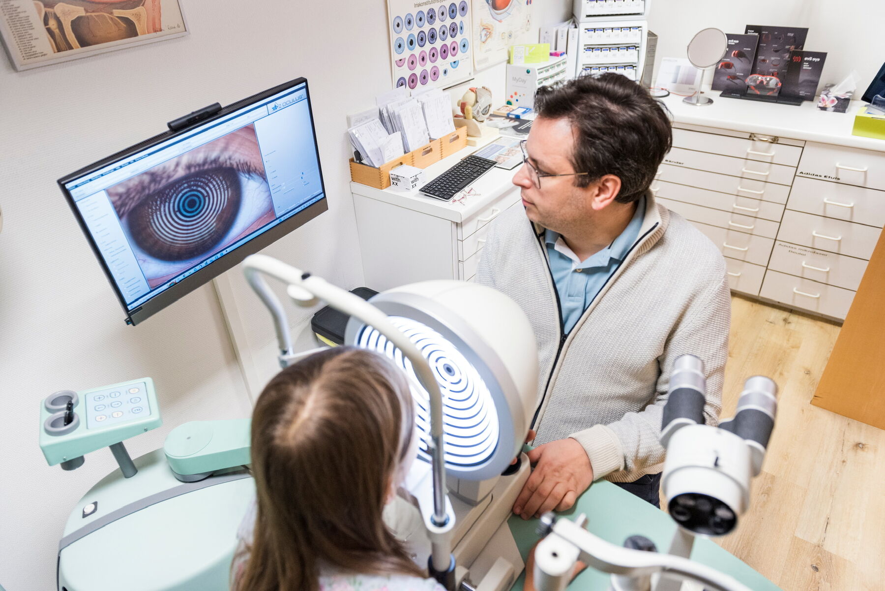 Optometrische Augenvermessung bei St. Meinrad Optik
